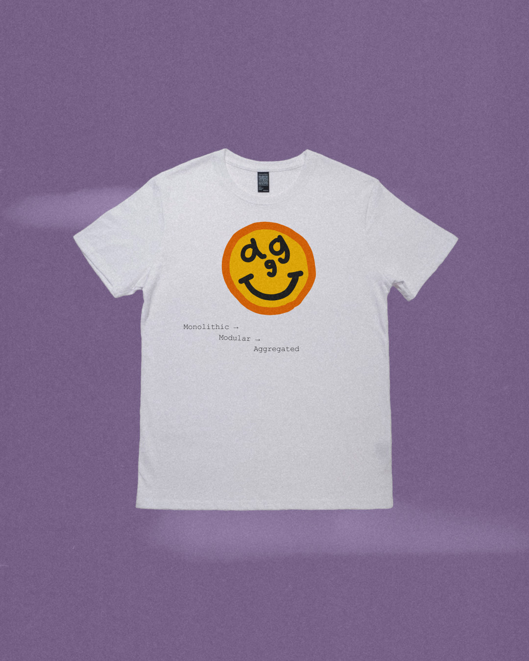 agg Smiley Face Crew Tee